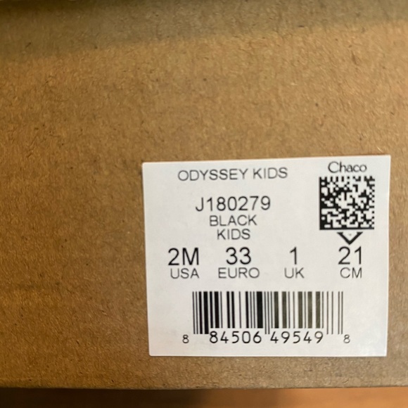 New w/box Chaco Odyssey kids size 2 - Picture 5 of 5